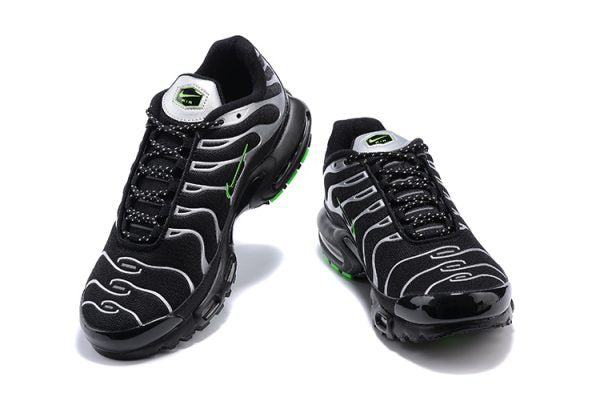 Air Max Plus Black Silver Green Strike