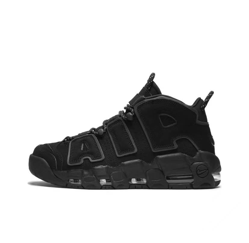 Nike Air More Uptempo Negro Reflectante