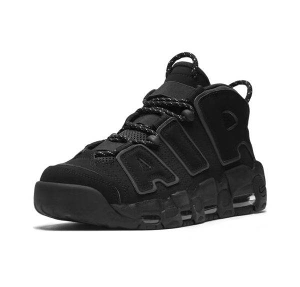 Nike Air More Uptempo Negro Reflectante