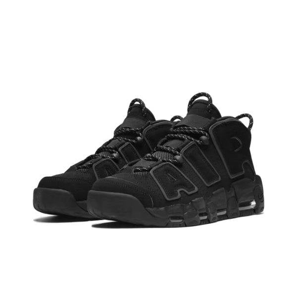 Nike Air More Uptempo Negro Reflectante