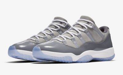 Jordan 11 Retro Low Cement Grey (GS)