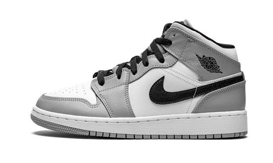 Air Jordans 1 Mid GS “Light Smoke Grey”