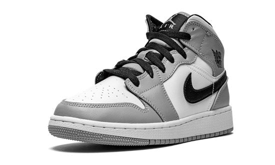 Air Jordans 1 Mid GS “Light Smoke Grey”