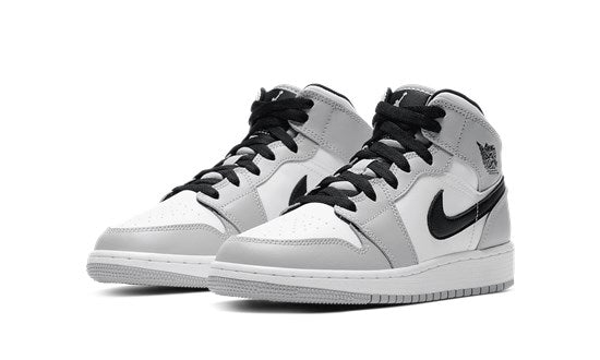 Air Jordans 1 Mid GS “Light Smoke Grey”