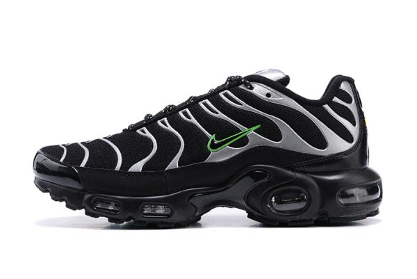 Air Max Plus Black Silver Green Strike