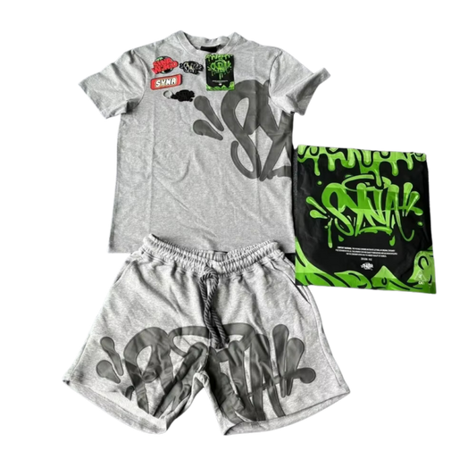 SynaWorld Grey/Black Grey Summer Set