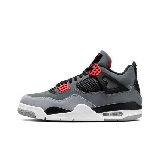 Air Jordans 4 Retro Gray Red