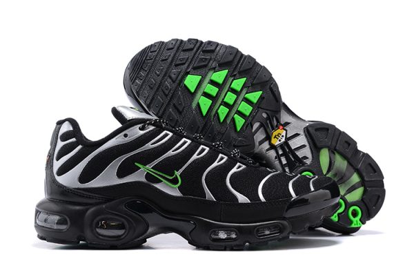 Air Max Plus Black Silver Green Strike