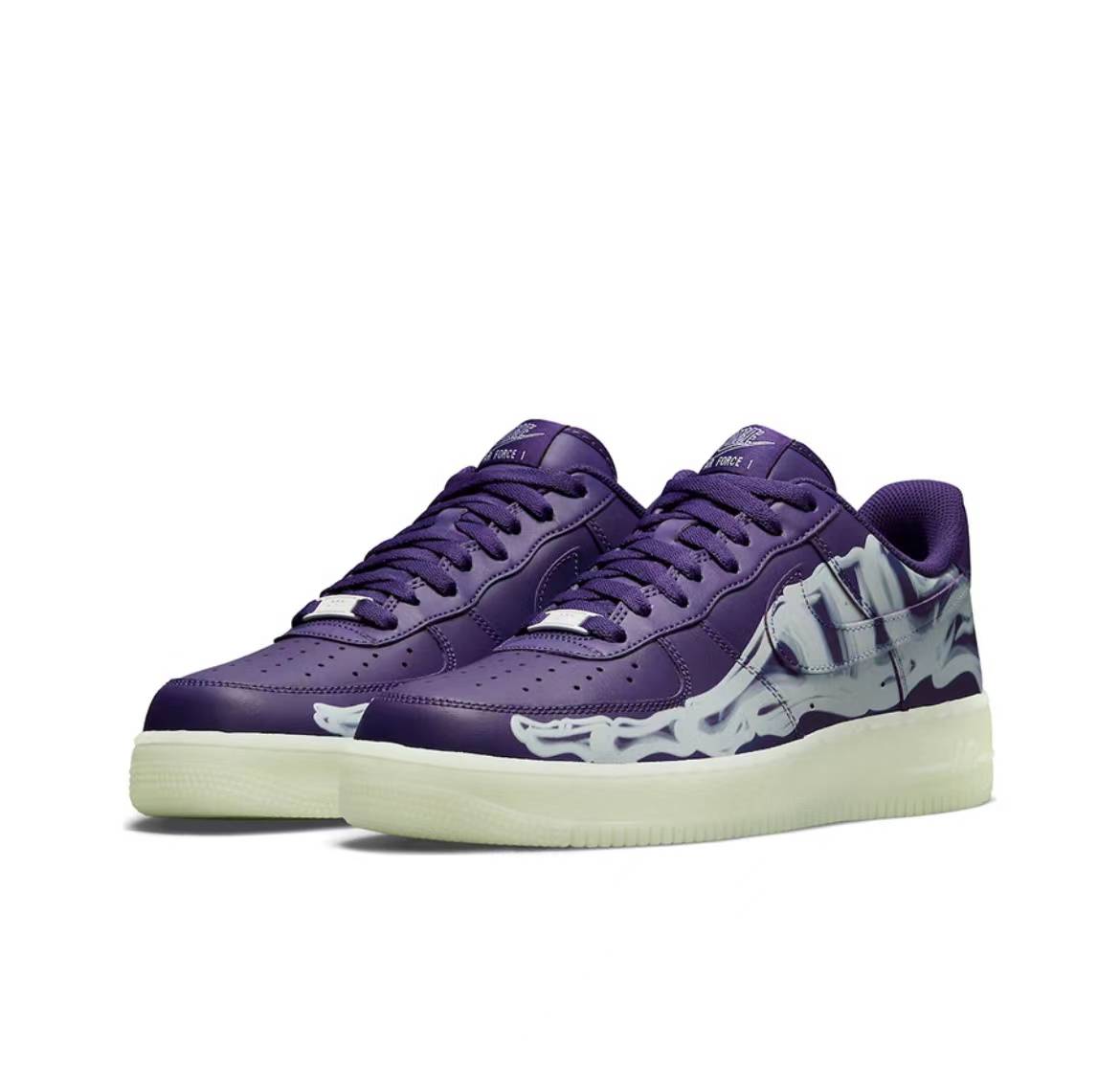 Nike Air Force 1 Low '07 QS “Purple Skeleton”